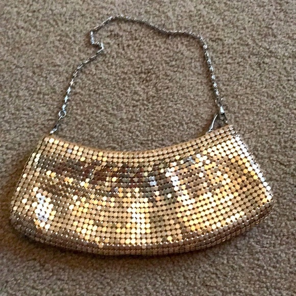 Pretty Gold Sparkly Clutch for A Night Out - Picture 1 of 5
